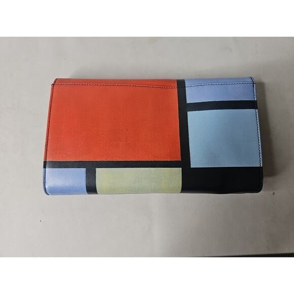 The Met Museum Modern Art Mondrian Crossbody Clutch Shoulder Bag - Picture 6 of 16